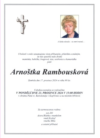 Rambousková Arnoštka