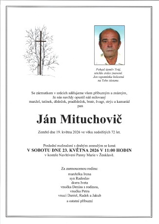 Mituchovič Ján sken