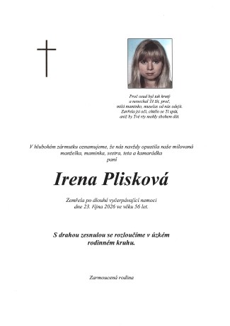 Plisková Irena sken