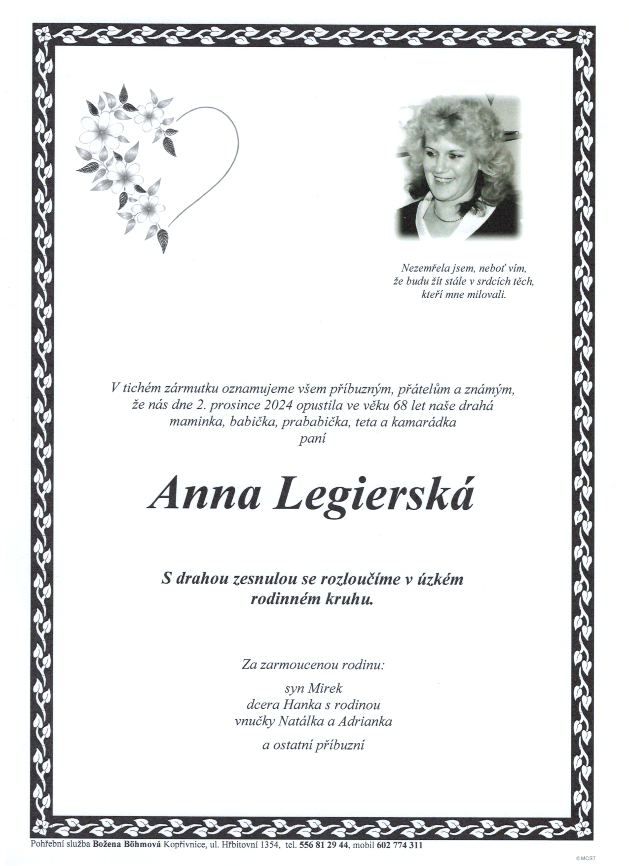 Legierská Anna