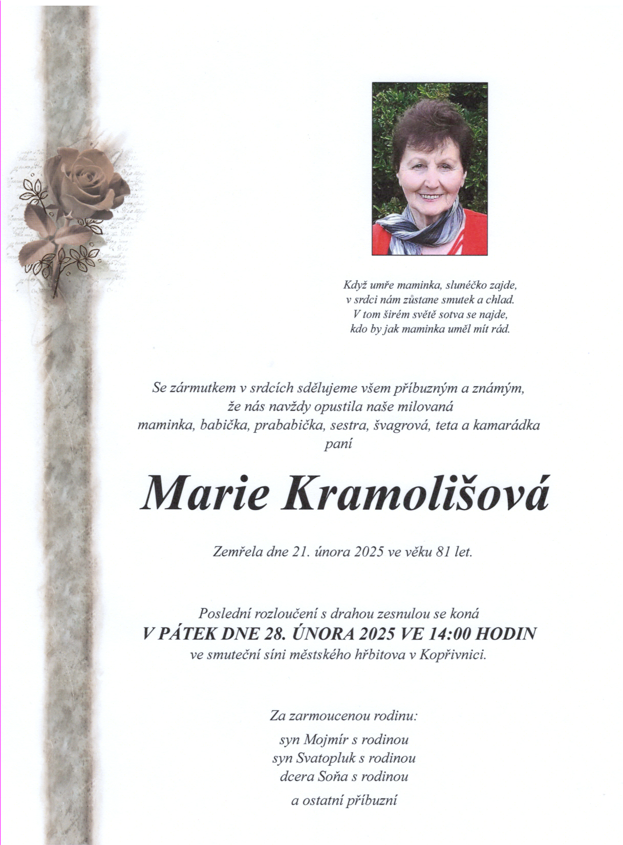 Kramolišová Marie sken