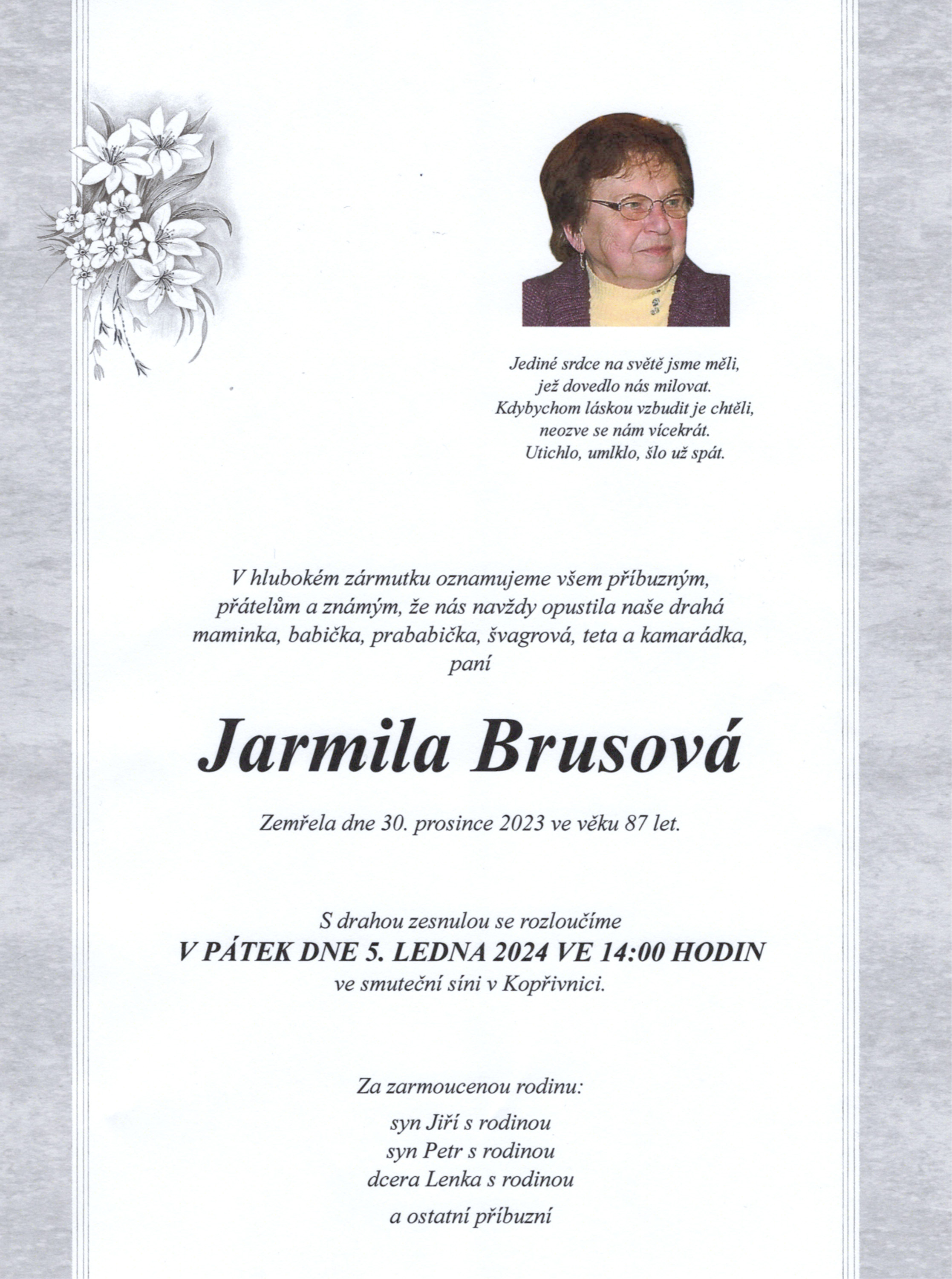 Brusová Jarmila